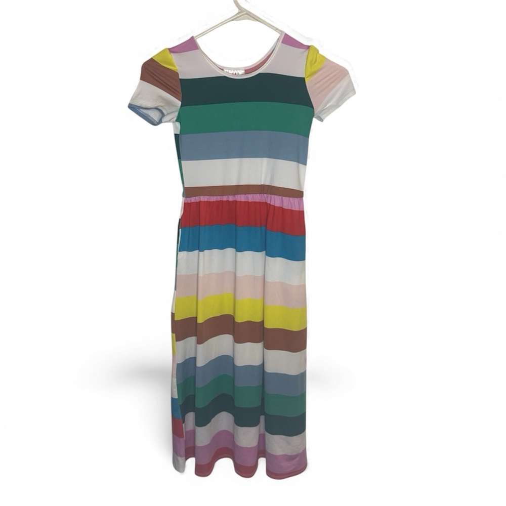 Dot Dot Smile NWT Colorblock Striped Maxi Girls Size 7